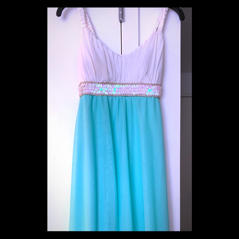 Aqua Green Dress